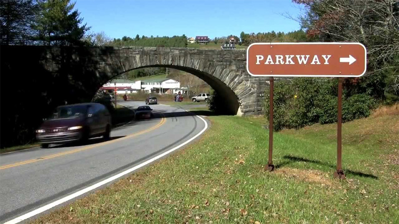 Driving the Blue Ridge Parkway in NC