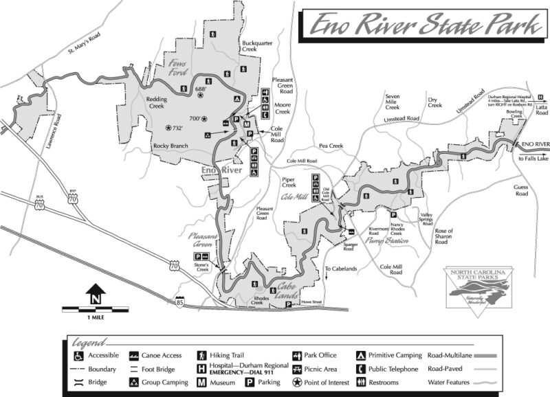 Eno River Map Eno River Map