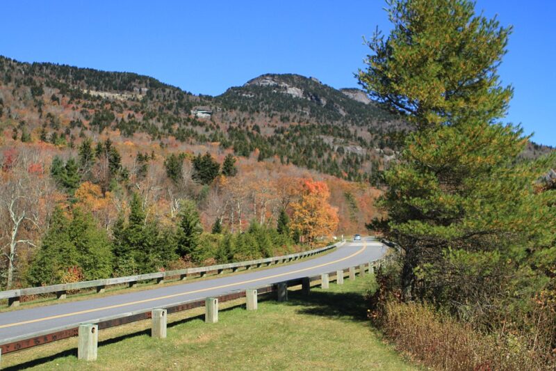 Mountains, Blue Ridge Parkway Overlook, Overlook